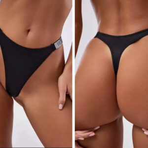 Стрінги Victoria's Secret у чорному кольорі