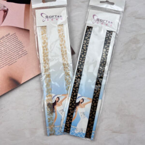 Силиконовые бретели с леопардовым принтом